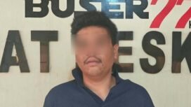 Oknum Sat Pol PP Sultra inisial ER (26) ditangkap polisi setelah diduga gadaikan motor rekannya untuk beli sabu dan judi online. Foto: Istimewa