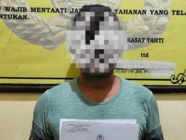 Seorang pria insial LOM  alias TM (42) ditangkap Unit II Tipiter Satreskrim Polres Muna setelah diduga terlibat dugaan penyalahgunaan BBM Subsidi. Foto: Istimewa