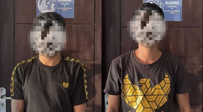 Dua pelaku tindak pidana penganiayaan terhadap pelajar di Muna berhasil ditangkap polisi. Foto: Istimewa