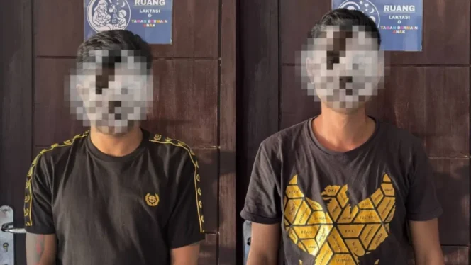
 Dua pelaku tindak pidana penganiayaan terhadap pelajar di Muna berhasil ditangkap polisi. Foto: Istimewa