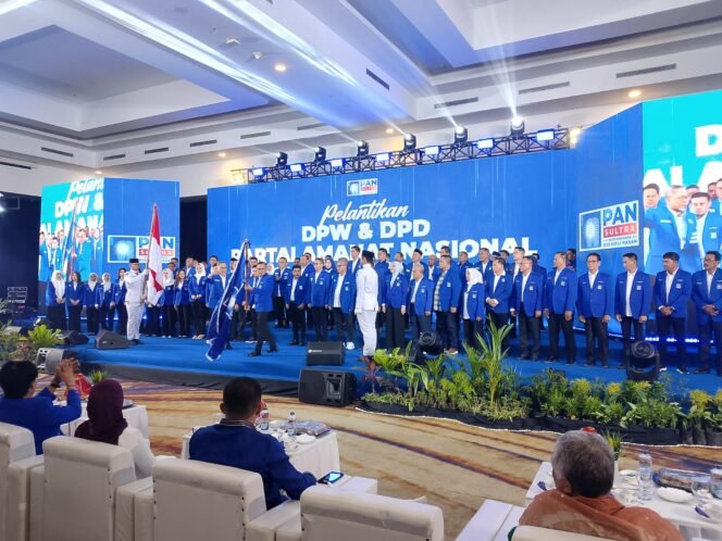 
 Prosesi Pengurus DPW dan DPD Partai Amanat Nasional (PAN) se-Sulawesi Tenggara periode 2026–2031. Foto: Istimewa
