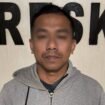 Oknum Sat Pol PP Sultra, inisial AD ditangkap Sat Reskrim Polresta Kendari setelah diduga aniaya mahasiswa saat demo. Foto: Istimewa