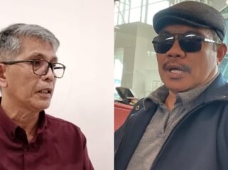 Kolase foto Dekan FISIP UHO, Prof. Eka Suaib (kiri) dan mantan Wakil Dekan III FISIP UHO, Jopang (kanan). Foto: Penafaktual.com