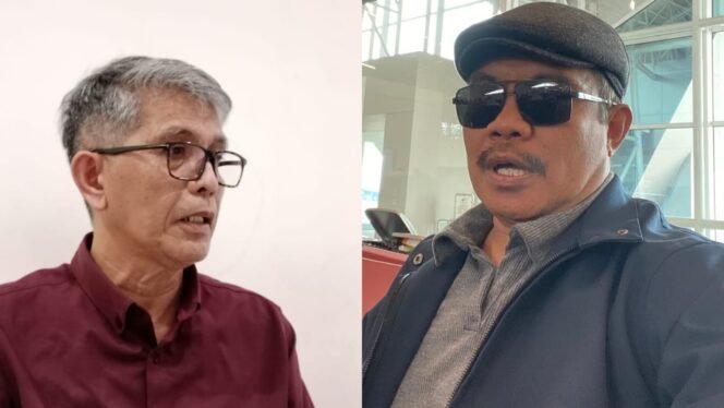 
 Kolase foto Dekan FISIP UHO, Prof. Eka Suaib (kiri) dan mantan Wakil Dekan III FISIP UHO, Jopang (kanan). Foto: Penafaktual.com