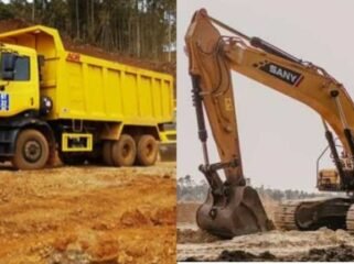
Dump Truck dan alat berat diduga milik anggota DPRD Konsel inisial IK yang pernah disewa PT GAP. Foto: Istimewa
