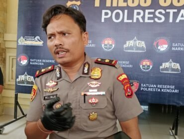 Kasat Reskrim Polresta Kendari, Kompol Welliwanto Malau. Foto:Penafaktual.com