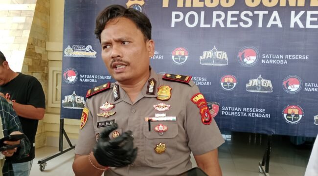 Kasat Reskrim Polresta Kendari, Kompol Welliwanto Malau. Foto:Penafaktual.com