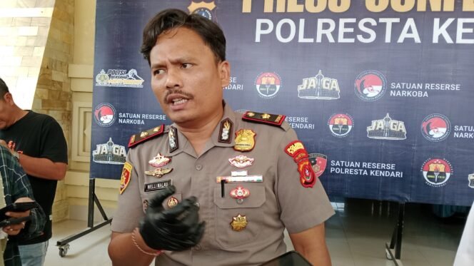 
 Kasat Reskrim Polresta Kendari, Kompol Welliwanto Malau. Foto:Penafaktual.com