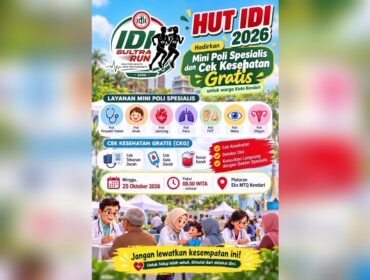 IDI Sultra menggelar bakti sosial dalam tangka HUT IDI 2026.Foto: Istimewa